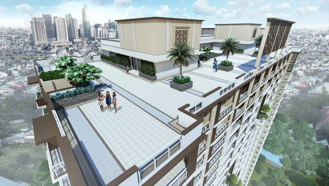 The sky lounge at Allegra Garden Place
