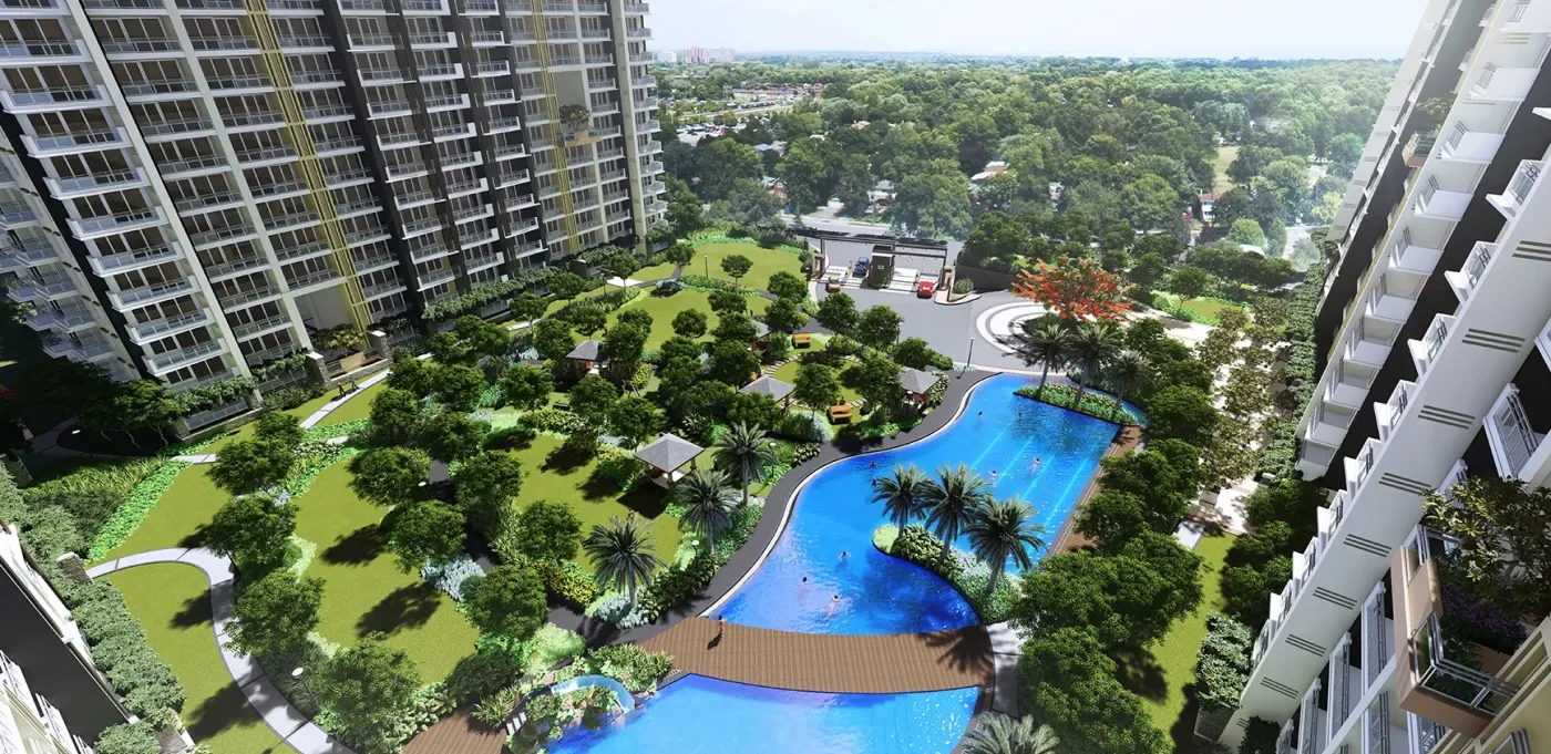 Amenity core at Alder Residences
