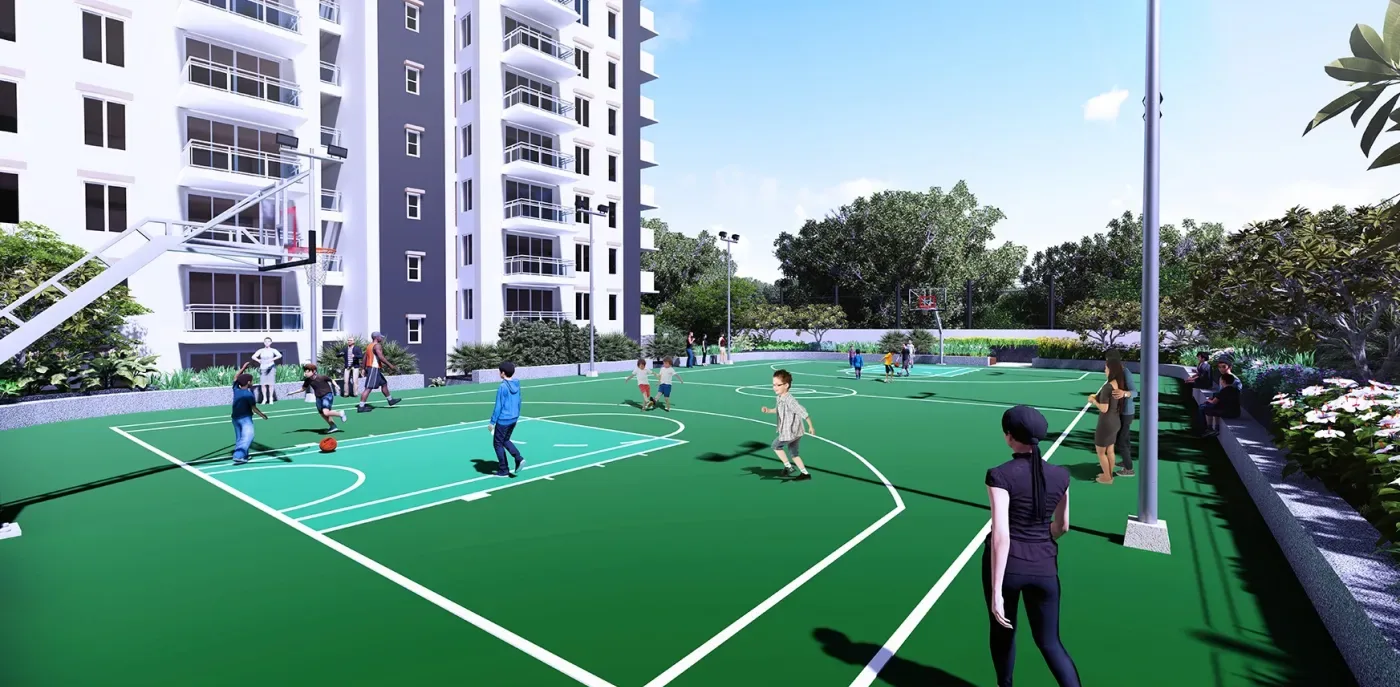 Play court at Alder Residences