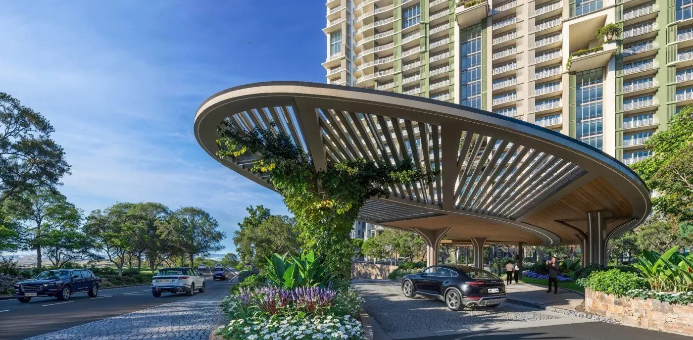 Drop-off entrance at Kalea Heights