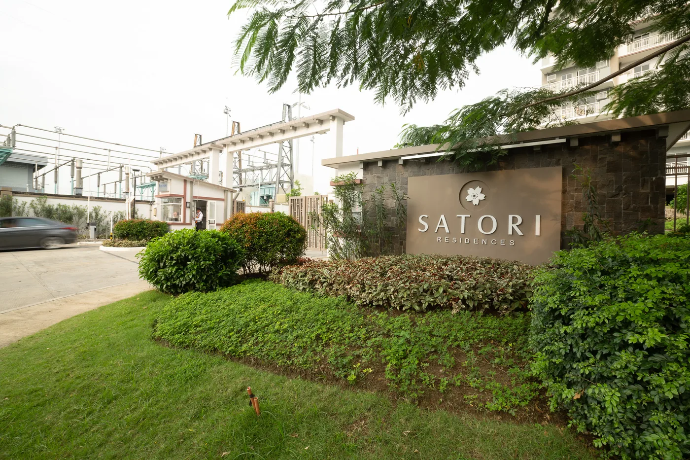 Satori Residences entrance signage on F. Pasco Avenue, Santolan, Pasig City