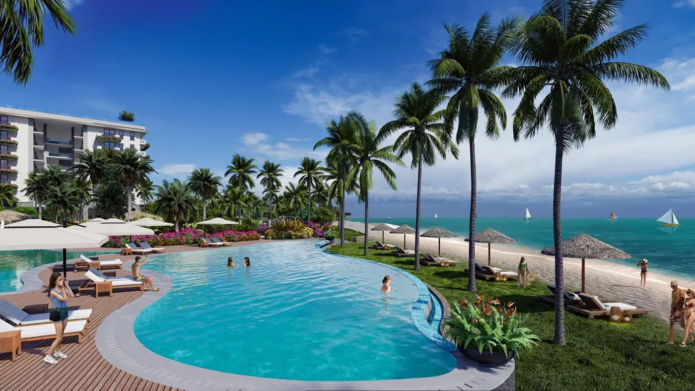 The infinity pool at Solmera Coast, San Juan, Batangas