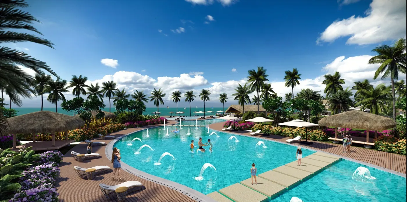 The kiddie pool at Solmera Coast